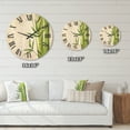thumbnail image 4 of Designart 'The Forest of Bamboo Branches V' Tropical Wood Wall Clock, 4 of 5