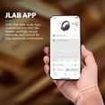 thumbnail image 6 of JLab JBuds Lux ANC Over-Ear Wireless Headphones, 70-Hour Battery, Jélle Champagne Gold, 6 of 8