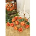thumbnail image 5 of Artificial Flowers Heads Bulk Artificial Roses Heads Sunset Fake Flowers Bulk for Silk Flower Arrangements Rustic Wedding Decor Bridal Shower Decorations (Sunset), 5 of 5