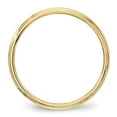thumbnail image 2 of 10KY 3mm Milgrain Half Round Band Size 5 in 10k Yellow Gold, 2 of 3