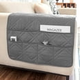 thumbnail image 3 of PENGXIANG Sofa Armrest Organizer with 6 Pockets Waterproof Armchair Caddy Organizer Non-Slip Armrest Storage Organizer Hanging Sofa Armrest Caddy Washable Armrest Caddy Pocket for Sofa Co, 3 of 11