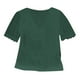 thumbnail image 4 of Pntutb moda mujer Casual sólido manga corta cuello en V encaje camiseta blusa tops Pntutb Pntutb-1437, 4 of 5