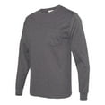 thumbnail image 2 of Hanes Men's Authentic Long Sleeve Pocket Tee, 2 of 5