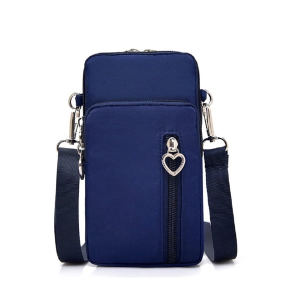 Cell Phone Crossbody Bag with Shoulder Strap, Mini Wallet Phone Holder Pouch Purse for iPhone, Compact Travel Phone Bag, TIKA