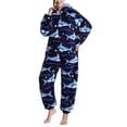 thumbnail image 4 of Pijamas De Una Pieza Para Adultos Jammies Con Capucha Estampado De Patrones De Dibujos Animados Mantenga El Calor Mangas Largas Pijamas De Una Pieza Para El Hogar Tipo 5 XL ANGGREK No, 4 of 6