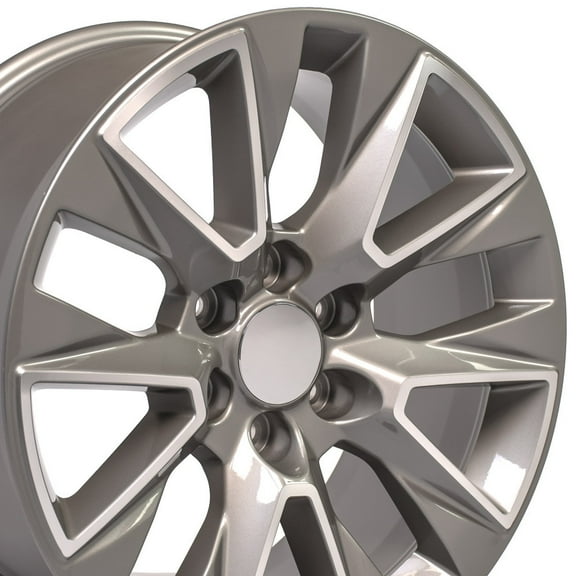 New 20 inch Aluminum Wheel for 99-20 Chevrolet Silverado 1500 Silver Machined Rim