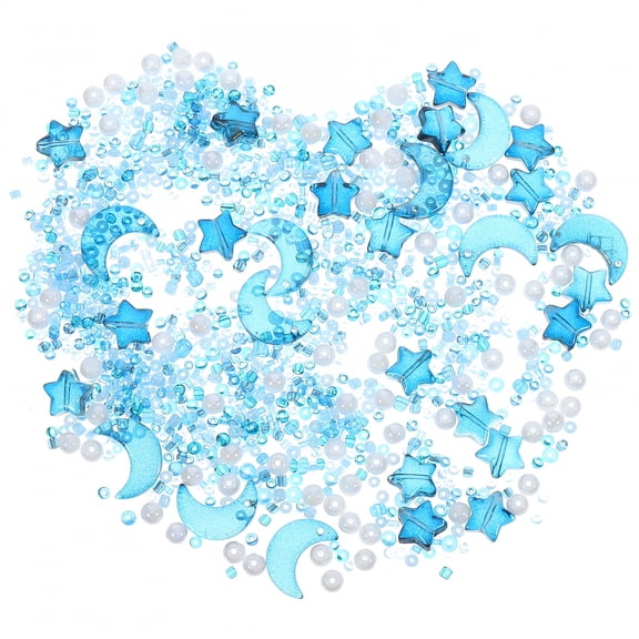 DESIGNICE DIY Beads 1 Bag of DIY Jewelry Beads DIY Crafts Glass Beads for Necklace Earrings Bracelet Making