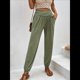 thumbnail image 5 of Pantalones Deportivos de Yoga para Mujer, Holgados, Tipo Harén, para Hacer Ejercicio, Informales, Cómodos, con Bolsillos Verde XL, 5 of 7