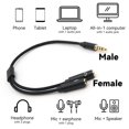 thumbnail image 4 of Divisor de cable de audio KILOGOGRAPH TRRS a TRS, adaptador de 3,5 mm, 4 of 6