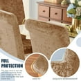 thumbnail image 5 of LKJYER Velvet Stretch High Back Parsons Chair Covers Set , Removable Spandex XL/Oversized Extra Large Size Dining Room Chair Covers Slipcovers, Seat Protectors for Dining Room Banquet Decor, 5 of 7