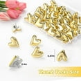 thumbnail image 2 of Cute Soft Wooden Board Thumbtack,Set of 24 QZS Portable Heart Push Pins,0.87x0.4In Reusable Wall Decor for Bulletin,Boards,Posters, 2 of 6