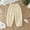 Beige, variant on Toddler Casual Active Joggers Elastic Waist Pants Beige Thin Cotton Elastics Waist Summer Pants 18-24 Months Pants