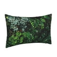 thumbnail image 2 of Balery Lush Foliage Green Plant Pillow Covers,Bed Pilowcases,Reversible Plush Throw Pillow Covers End Pillow Encasement,Pillow Case - 16"X24", 2 of 9