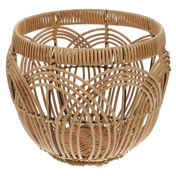 Cesta de almacenamiento tejido canasta de almacenamiento tejido simulada canasta de ropa