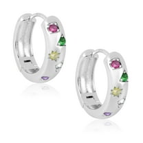 Lancharmed Silver Plated Hypoallergenic Earrings For Women,Zircon Beads Earring Valentines Day Gifts for Her Wife