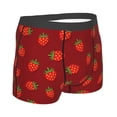 thumbnail image 4 of Uemuo Strawberry Pattern Men's Boxer Briefs,Trunk Anti-Chafing,Comfortable, Durable, and Stylish Underwear-, 4 of 9