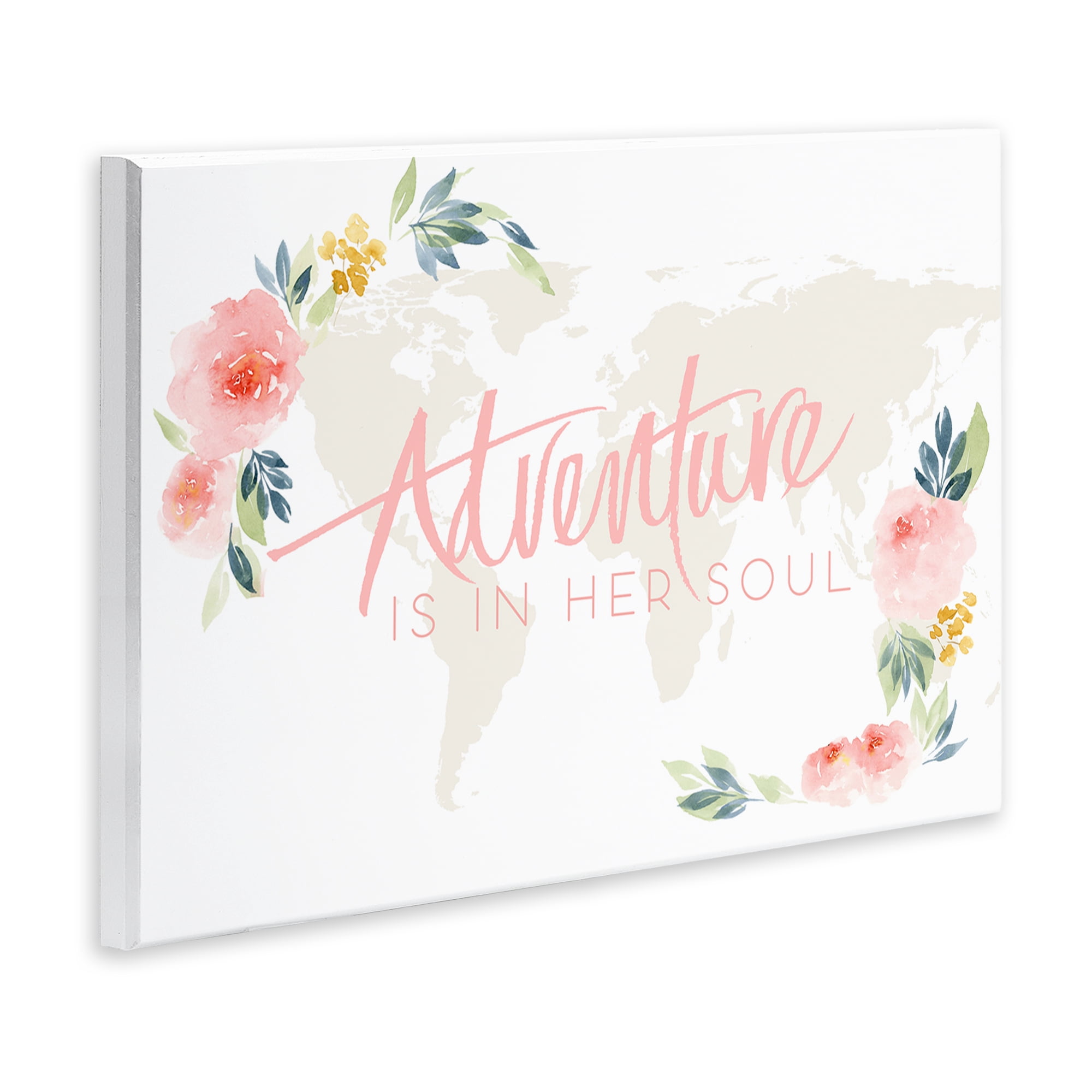 Stupell Industries Floral Girl's Adventure Plants & Flowers Painting Unframed Art Print Wall Art, 15 x 10