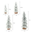 thumbnail image 2 of Rustic Tabletop Artificial Christmas Tree for Fireplace Office Shop Showcase 4PCS, 2 of 10