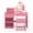 Pink, variant on EastVita Kids Vanity with Lights 2 in 1 Princess Makeup Vanity Desk