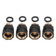 thumbnail image 2 of Conector rápido Jadeshay 4 piezas Manguera de jardín Dorado y negro, 2 of 8