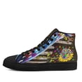 thumbnail image 3 of My Sunshine Autism High Top Canvas Shoes Sneakers Black Size 7, 3 of 7