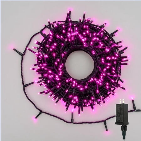 Bright 200 LED Easter Christmas Lights 33ft Connectable Waterproof String Lights Wire with 8 Modes Dimmable RGB Decorative Lights for Xmas Wreath and Holiday Decor