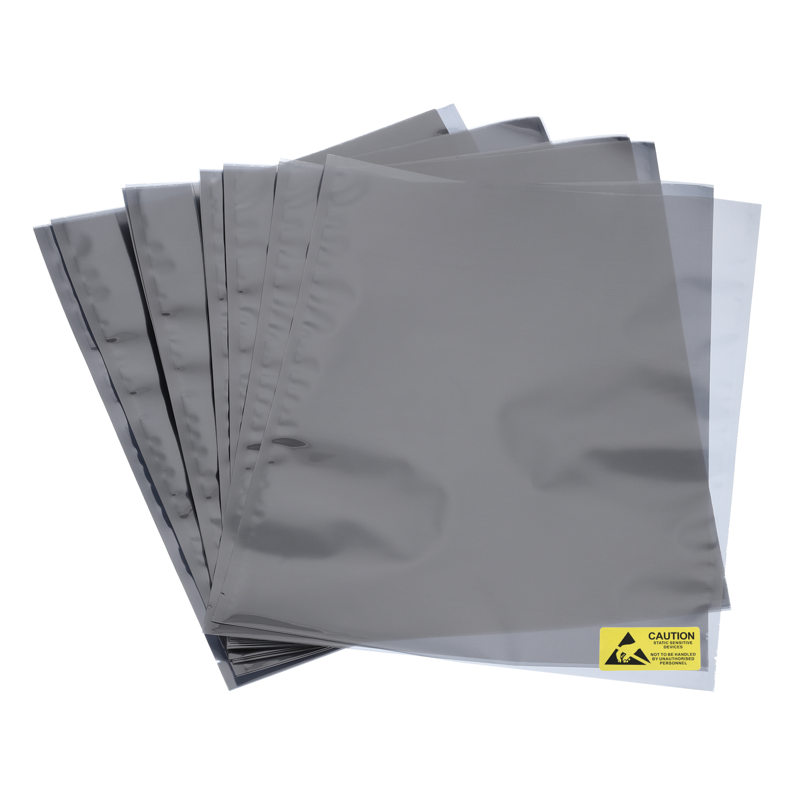 25-Pack 10.5x14.75 Open Top Anti-Static ESD Bags – With Labels, From MWRF Source