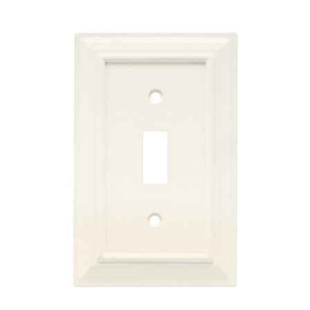 W10762-W White Architect Single Switch Cover Plate
