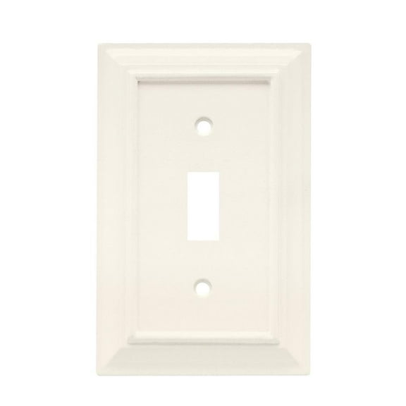 W10762-W White Architect Single Switch Cover Plate
