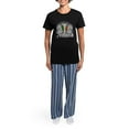 thumbnail image 4 of CafePress - Irish Pride Women's Dark Pajamas - Women's Short Sleeve Print T-Shirt and Pants Dark Cotton Pajama Set, 4 of 7