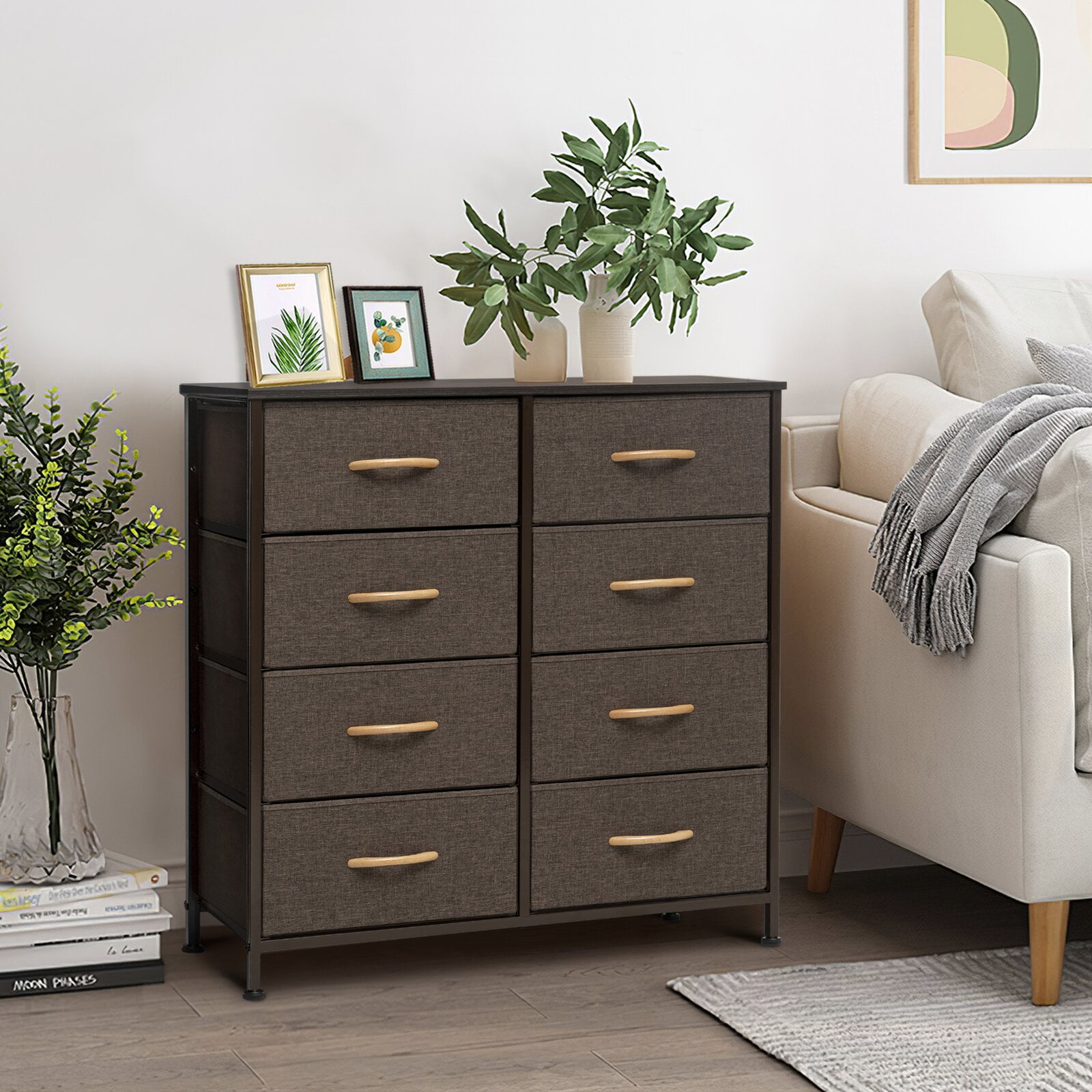 Alsen 8 Drawer 31.5 W Chest Main Drawer Interior 7.1 H x 14.6 x 11 22 lb