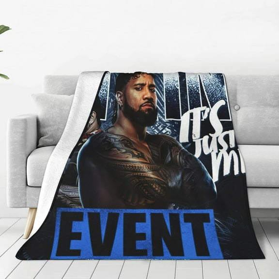 Jey USO Wrestler Throw Blanket Convenient Air Conditioner Blanket Blankets for All Seasons Soft Blankets for Chair for Running