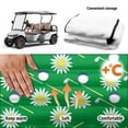 thumbnail image 6 of Uourmeti Daisy Golf Pattern Golf Cart Seat Covers Protetor, Washable Cushion Cover Fit for Club Car, 6 of 8