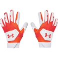 thumbnail image 4 of Under Armour Clean Up 21 Batting Gloves Pair DARK ORANGE | WHITE LG, 4 of 5