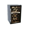 Haier HVTB40DPABS - Wine cooler - width: 21.3 in - depth: 18.9 in - height: 34.1 in