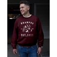 thumbnail image 2 of Krampus Day Care Horror Holiday Men's Sweatshirt, 2 of 4