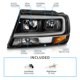 thumbnail image 5 of Set de faros AmeriLite para Jeep Grand Cherokee 1999-2004, 5 of 8