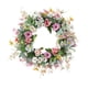 thumbnail image 4 of Guirnalda de flores, corona de margarita para decoraciones de primavera redonda de puerta en la pared corona artificial colgante de pared, 4 of 9