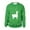 Green, variant on Telankuip Oversized Christmas Sweatshirts for Men Trendy Xmas Print Classic Crewneck Pullovers Loose Long Sleeve Non-knitted Funny 3D Graphic Holiday Casual Workout Tops Red XL