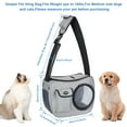 thumbnail image 4 of Pet Dog Cat Sling Bag Carrier Saddle Shoulder Travel Backpack Pack Tote 10-15 lb, 4 of 7