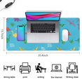 thumbnail image 5 of Long Mouse Pads for Desk,LightBlue Cartoon Dinosaurs Pterosaurs Desk Mats on Top Of Desks, Desk Mouse Pad Extra Large with 3mm Non-Slip Base and Stitched Edge for Gaming,Work,Home 35.4"x15.7", 5 of 5
