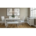 thumbnail image 2 of Jofran Urban Icon Contemporary 45" Upholstered Dining Bench, 2 of 8