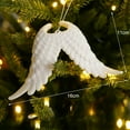 thumbnail image 5 of Sijiali 1 Set Christmas Tree Pendant Exquisite Workmanship Multi-type White Christmas Party Decoration Pendant for Holiday, 5 of 10