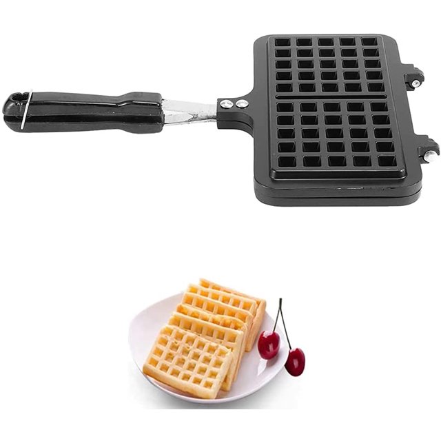 Waffle Pan Baking Mold,Portable Non-stick Waffle Maker Egg Waffle Mold Breakfast Maker,Non-stick Belgian Waffle Maker Household Kitchenware