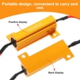 thumbnail image 3 of OUNONA Led Load Resistors For Led Lights High Power Handling Rectangular Resistor 1 Set, 3 of 7