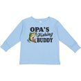 thumbnail image 3 of Inktastic Opa's Fishing Buddy Boys Long Sleeve Toddler T-Shirt, 3 of 5