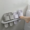 thumbnail image 3 of Bathroom Slippers Rack Wall Mounted Shoe Organizer Rack Slippers Holder Shoes Hanger Self Adhesive Shoes Storage Holder Bathroom Storage Organizer, 3 of 9