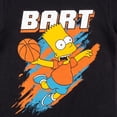thumbnail image 4 of The Simpsons Boys Bart Basketball Graphic T-Shirt, Black, Sizes 8-20, 4 of 6