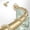 Gold, variant on Curved Shower Curtain Rod,  Round 42-73 Inches Shower Rods for Bathroom Adjustable, Rounded Bowed Stainless Steel Shower Rods Customized for for Bathtub, Stall, Brushed Nickel, Need to Drill