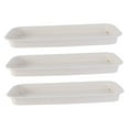 thumbnail image 5 of HOMEMAXS 3pcs White Plastic Flower Pot Trays Durable Lightweight Flowerpot Bottom Trays for Gardening 11.8in, 5 of 8